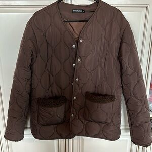 Pretty Little Thing Brown Jacket